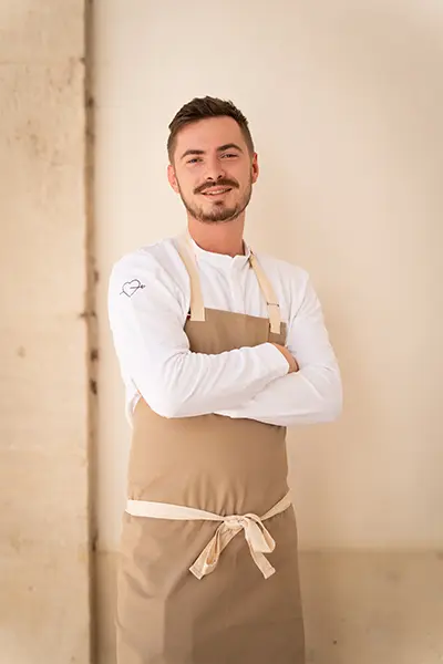 Gaëtan, chef pâtissier.